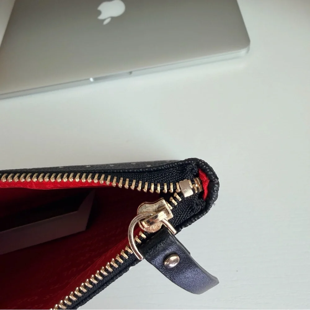 Kate Spade Polka Dot Leather Clutch